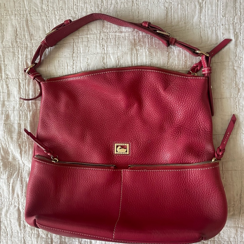 Pink Dooney Shoulder Bag